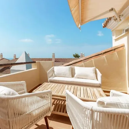 公寓 Bright Nordic Style Penthouse In Beachside 马尔韦利亚
