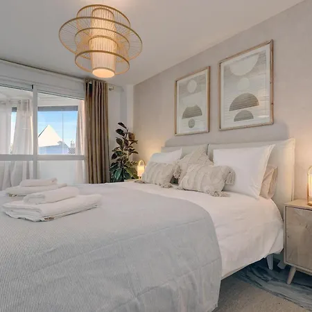 公寓 Bright Nordic Style Penthouse In Beachside 马尔韦利亚
